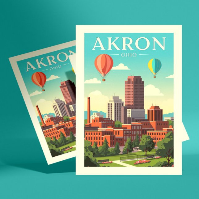 Vintage Akron Ohio Postcard (Creator Uploaded)