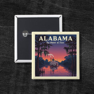 Vintage Alabama Button