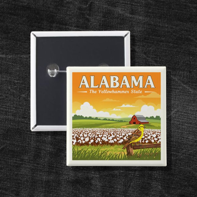 Vintage Alabama Button (Creator Uploaded)