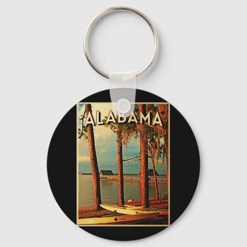 Vintage Alabama Keychain