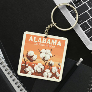Vintage Alabama Keychain