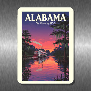 Vintage Alabama Magnet