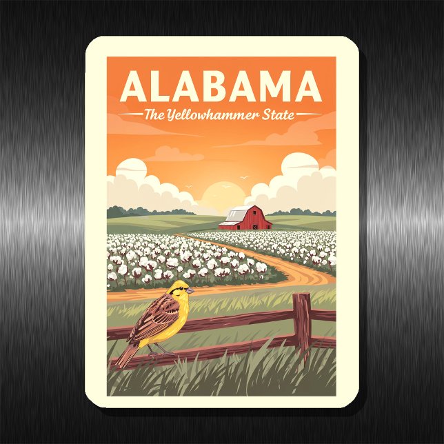 Vintage Alabama Magnet (Creator Uploaded)