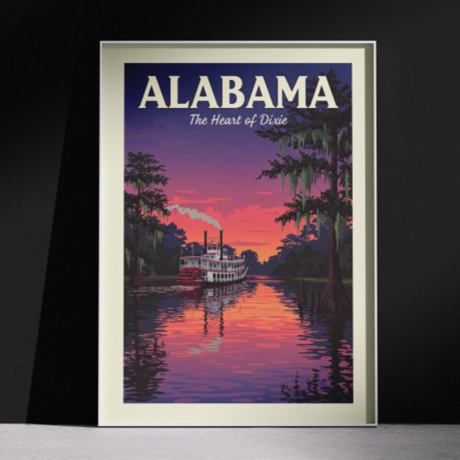 Vintage Alabama Poster (Creator Uploaded)