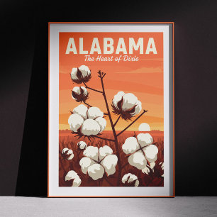Vintage Alabama Poster