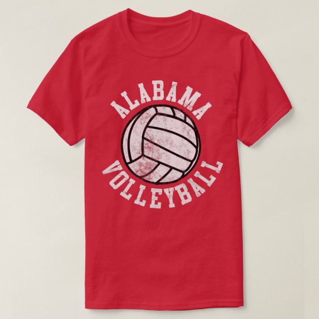 Vintage Alabama Volleyball T-Shirt (Design Front)