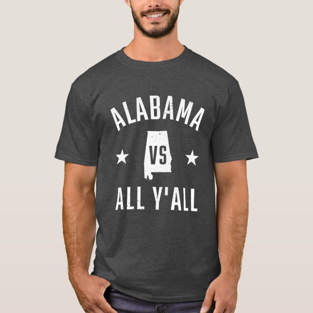Vintage Alabama Vs All T-Shirt (Front)