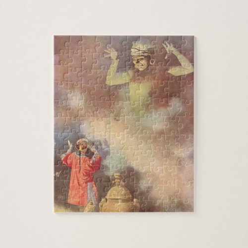 Vintage Aladdin and the Genie of the Lamp Godwin Jigsaw Puzzle