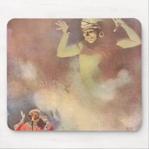 Vintage Aladdin and the Genie of the Lamp, Godwin Mouse Pad