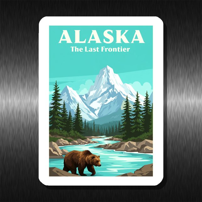 Vintage Alaska Magnet (Creator Uploaded)