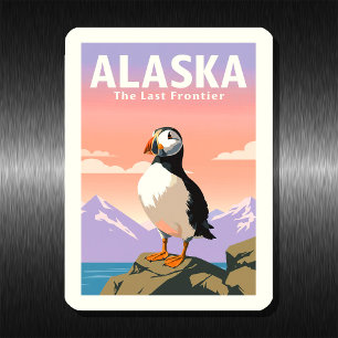 Vintage Alaska Magnet