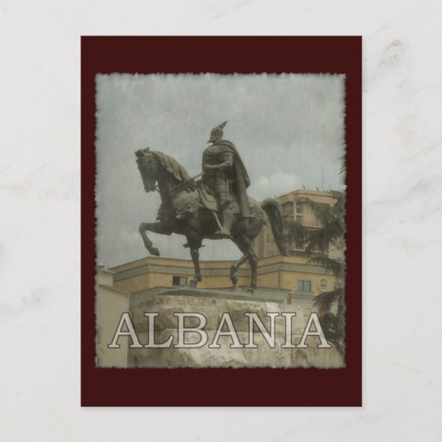 Vintage Albania Postcard (Front)