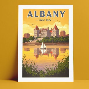 Vintage Albany New York Postcard