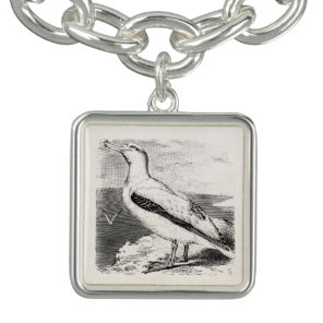 Vintage Albatross Seagull Sea Gull Gulls Seabird Charm Bracelet