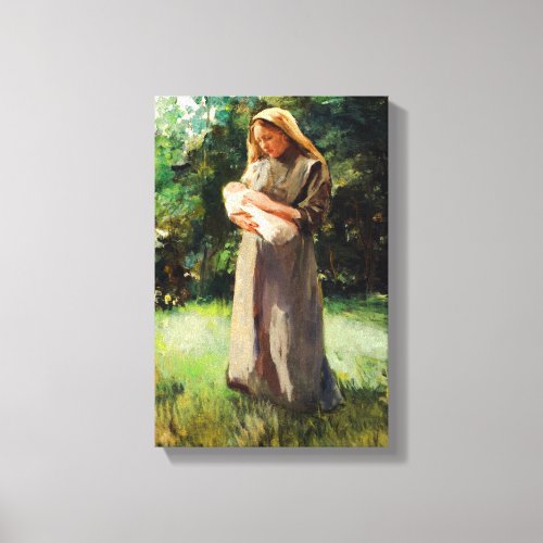 Vintage Albert Neuhuys Baarlo Girl   Canvas Print