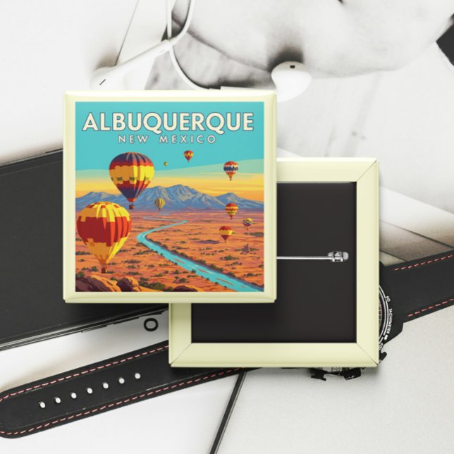 Vintage Albuquerque New Mexico Button (Creator Uploaded)