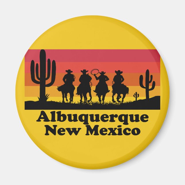 Vintage Albuquerque New Mexico Magnet (Front)