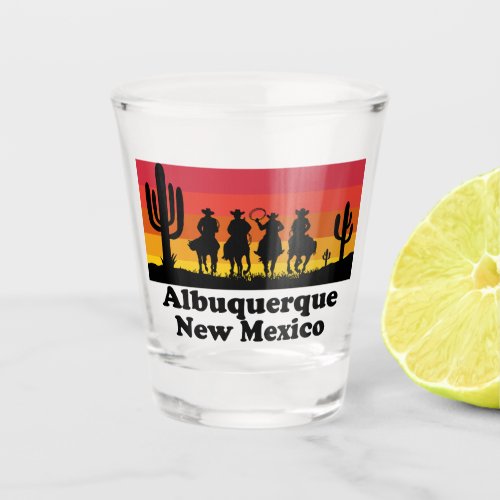 Vintage Albuquerque New Mexico Shot Glass