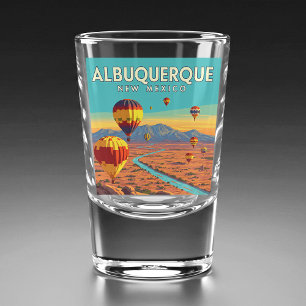 Vintage Albuquerque New Mexico Shot Glass
