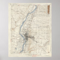 Vintage Albuquerque New Mexico Topographic Map