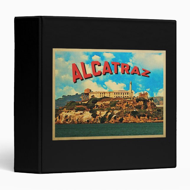 Vintage Alcatraz Island Binder (Front/Spine)