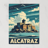 Vintage Alcatraz Island Prison Lighthouse