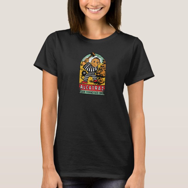 Vintage Alcatraz Prison   T-Shirt (Front)