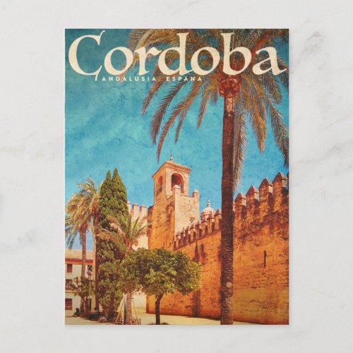 Vintage Alczar of Seville Travel Postcard