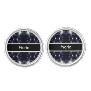 Vintage Algeria Algiers cars building Cufflinks