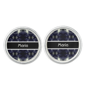 Vintage Algeria Algiers cars building Cufflinks