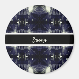 Vintage Algeria Algiers cars building Magnet