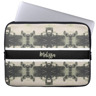 Vintage Algeria Algiers street building Laptop Sleeve