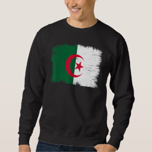 Vintage Algeria Flag Algerian Independence Day Sweatshirt