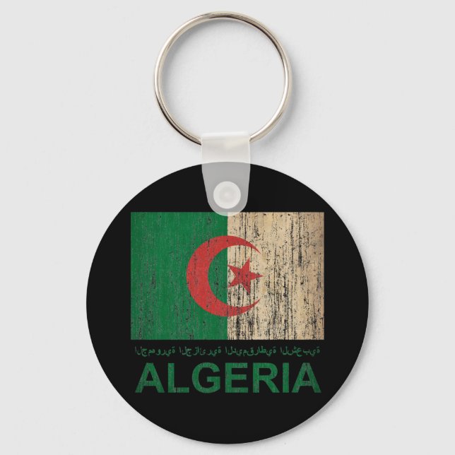 Vintage Algeria Keychain (Front)