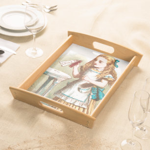 Vintage Alice Drink Me Children's Book Serving Tray