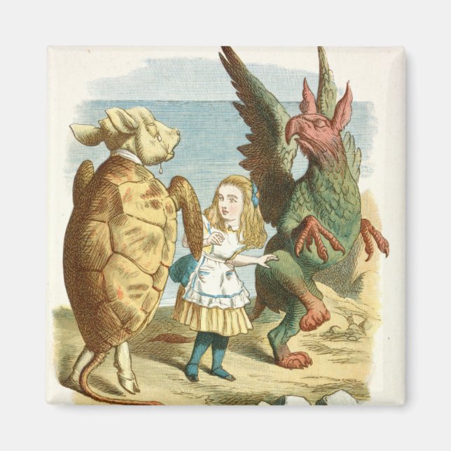 Vintage Alice Illustration Magnet (Front)