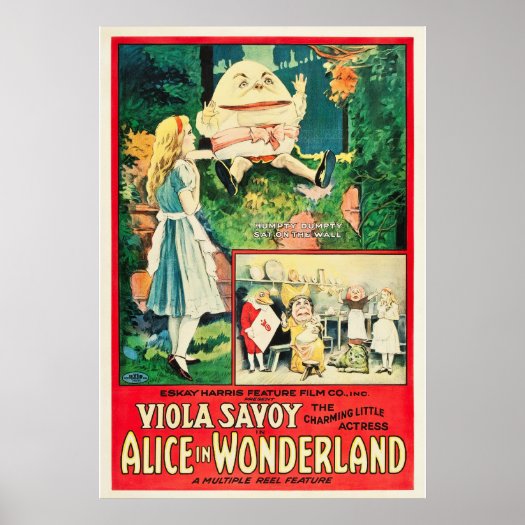 Vintage Alice in Wonderland 1915 Hollywood Movie 
