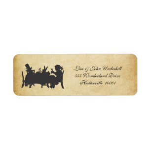 Vintage Alice in Wonderland Address Labels