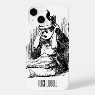 Vintage Alice in Wonderland, Alice w Queen's Crown Case-Mate iPhone 14 Case