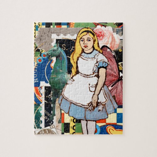 Vintage Alice in Wonderland Art Jigsaw Puzzle