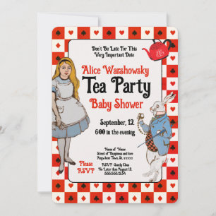 Vintage Alice in Wonderland Baby Shower