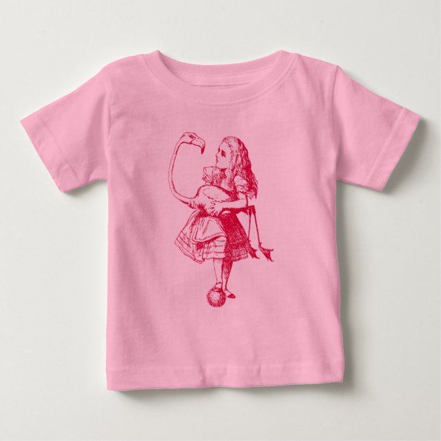 Vintage Alice in Wonderland Baby T-Shirt (Front)
