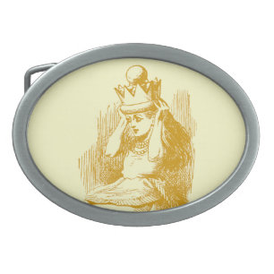 Vintage Alice in Wonderland Belt Buckle
