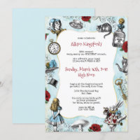 Vintage Alice in Wonderland Birthday