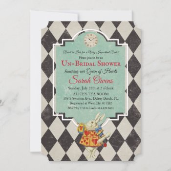 Vintage Alice In Wonderland Bridal Shower  Invitation by PaperandPomp at Zazzle