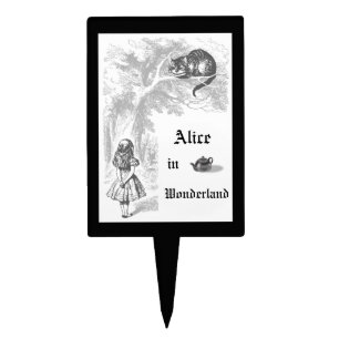 Vintage Alice in Wonderland Cake Topper 