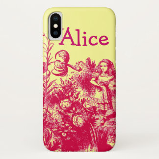 Vintage Alice in Wonderland iPhone X Case