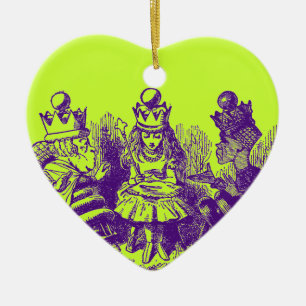 Vintage Alice in Wonderland Ceramic Ornament