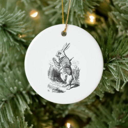 Vintage Alice in Wonderland Ceramic Ornament