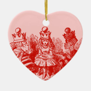 Vintage Alice in Wonderland Ceramic Ornament